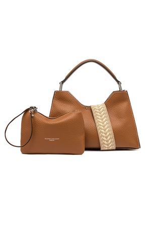 Borsa Aurora in pelle double marrone GIANNI CHIARINI | BS10565RNGDBL13857